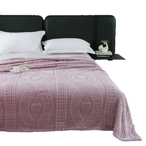 Jacquard Faleinel Double face épaissie couverture de sieste de bureau couleur unie conception transfrontalière pour la saison d'hiver en gros tricoté - Product Image 5