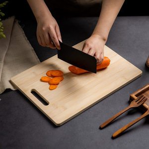 Bamboo Cutting Board <b>Set</b> Rectangle Multi Functional With Handle For Kitchen Use - Product Image 4