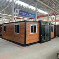 Luxuriöse Vorgefertigte Villa Integriertes Containerhaus, Komplett Möbliert mit Mehreren Schlafzimmern, 20ft 40ft Erweiterbare Modulare Wohneinheit