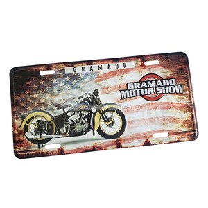 Nouveau produit <span class=keywords><strong>rouge</strong></span> vert couleur <span class=keywords><strong>plaque</strong></span> d'immatriculation nationale en métal gaufré <span class=keywords><strong>plaque</strong></span> d'immatriculation de moto décor voiture <span class=keywords><strong>plaque</strong></span> d'immatriculation en aluminium - Product Image 4