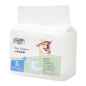 Couches pour chiens, couches pour chiens mâles et femelles, serviettes hygiéniques pour chiennes, serviettes hygiéniques jetables pour chiens Teddy - Product Image 4