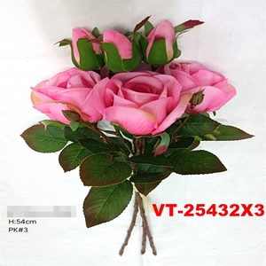 ใหม่ล่าสุด2025 68เซนติเมตรสัมผัสจริงโพลีเอสเตอร์เคลือบยางกุหลาบเทียมสำหรับวันแม่วันฮาโลวีนวันวาเลนไทน์สเปรย์ - Product Image 6