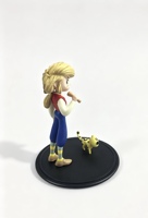 Figurine personnalisée Bobblehead – Décoration personnalisée en résine – Collection de figurines Fille et Animal