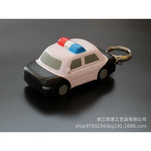 Porte-clés jouet anti-stress en forme de voiture de police, à récupération lente, unisexe, pour enfants de 5 à 7 ans - Product Image 4