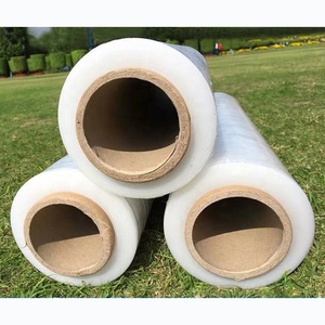 Machine Factory Price <b>Plastic</b> Transparent Polyethylene Roll Wrap PE Stretch Film <b>Shrink</b> Wrapping Film for Packaging Pallet - Product Image 4