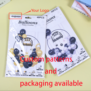 إكسبون مخصصة مطبوعة بالونات اللاتكس بيع بالجملة حزب قوس الطوق مع بطاقات الأمنيات-الاطفال/الكبار زينة الأحداث غلوبوس - Product Image 6