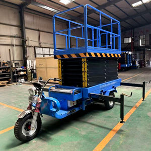 פלטפורמת הרמה ניידת תלת-גלגלית מסוג מספריים עם הנחה מלאה, שולחן הרמה נייד תלת-גלגלי המותקן על תלת-אופן - Product Image 1