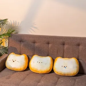Almohada <span class=keywords><strong>de</strong></span> Peluche Súper Suave con Diseño <span class=keywords><strong>de</strong></span> Gato <span class=keywords><strong>de</strong></span> Pan Creativo, Cojín para Siesta <span class=keywords><strong>de</strong></span> Oficina, Alivio del Estrés, Venta al por Mayor, Envío Directo, ¡Oferta Caliente! - Product Image 5