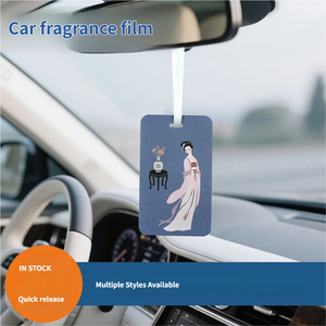 Désodorisant de voiture en gros : <span class=keywords><strong>Arbre</strong></span> parfumé naturel en papier absorbant, éliminateur d'odeurs, parfum longue durée, sans électricité, portable - Product Image 5