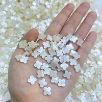 Vente en gros 6-25mm naturel blanc coquille vadrouille trèfle à quatre feuilles pierre trèfle Bracelet collier fabrication de bijoux