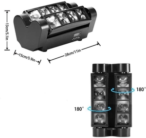 Dmx Đèn <span class=keywords><strong>Led</strong></span> <span class=keywords><strong>Par</strong></span> Can <span class=keywords><strong>45W</strong></span> Chạy Bằng Pin Đèn Sân Khấu Trong Nhà - Product Image 5
