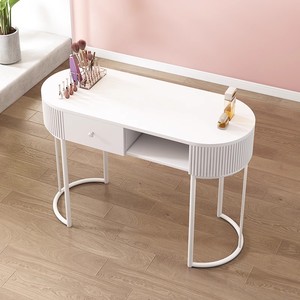 Luxury Nail <b>Table</b> Set for Beauty Salon Manicure Desk with Chair Set Salon Furniture with High Quality - Product Image 3