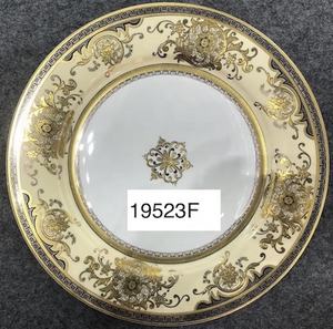 أطباق تقديم خزفية إسلامية فاخرة جديدة من الخزف الذهبي المستخدم في الصين عيار 10.5 للعشاء - Product Image 1