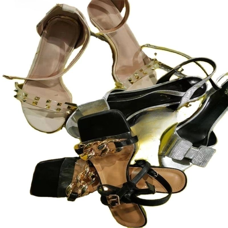 Second Hand Shoes High Heels 2nd Hand Shoes Original Used Ladies Sandals Point Toe Shoes Women