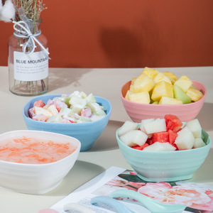 <b>Childrens</b> Creative Rice <b>Bowl</b> 6 Inch Solid Color Nordic Style Tableware For Kids Mealtime - Product Image 1