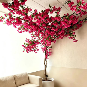 Rama de Buganvilla Artificial de Seda Realista, Planta de Flores de Buganvilla de Varios Tamaños para Decoraciones Navideñas - Product Image 2