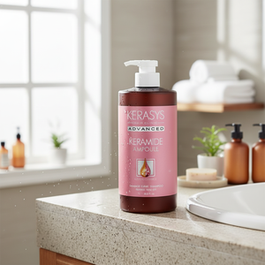 Kerasys Keramide Extreme Damage Ultra Gel 1L Réparation Profonde Céramide Kératine Traitement Capillaire Professionnel pour Cheveux Abîmés - Product Image 3