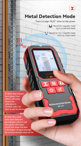 NOYAFA NF-517 <b>Wall</b> scanner High Precision essetal tools Stud Finder for Metal Wood and Live <b>Wires</b> Handheld <b>Wall</b> <b>Detector</b> - Product Image 2