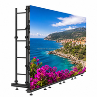 Pantalla LED para Interiores IP65 P1.95 P2.5 de Paso Fino, Video Wall HD, Gabinete de 500x500mm para Conferencias, TV, Estudio y Exhibiciones