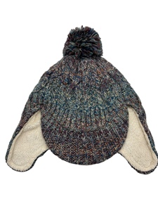 Gorro de Punto Liso con Parche de Cuero, Garantía de Calidad Personalizada, 72% Acrílico, 28% Lana, para Invierno/Esquí, Unisex, para Adultos - Product Image 6