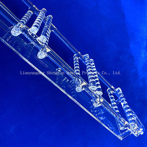 <span class=keywords><strong>Botes</strong></span> de vidrio de cuarzo SIO2 <span class=keywords><strong>opaco</strong></span> personalizados, 200 mallas, para semiconductores industriales, venta al por mayor - Product Image 1