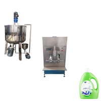 DZJX Détergent liquide à petite échelle Ligne de production complète Usine 200L 1000L Mélangeur de savon liquide Sac Shampooing pour cheveux Faisant la machine