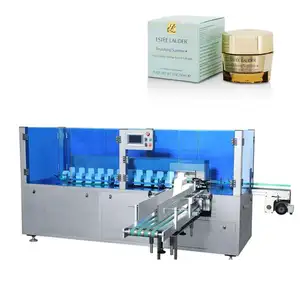Customized Vertical Fully Automatic Cans Round Bottle Vial Box Carton Packing Machine Cartoning Machine