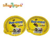 Kacang Cokelat Campur Warna Dengan Isi Krim Selai untuk Anak-Anak