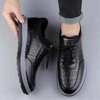 Fabricant de baskets plates confortables noir gris chaussures de sport décontractées pour hommes
