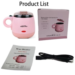 Mini Calentador de Cera Portátil Antiadherente, Calentamiento Rápido, Olla para Terapia de Cera en Grano para una Fácil Fusión - Product Image 5
