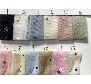 Packaging Materials Custom air Mesh Lace Fabric Starry Moon Tulle for Decoration - Product Image 5
