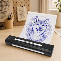 Printer Tato Thermal Genggam Profesional Xprinter K82 A4 dengan Hasil Cetak Tajam dan Detail untuk Salon