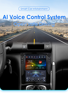 CARUPEZ Autoradio Android 9,7 pouces avec GPS intégré et lecteur de <span class=keywords><strong>carte</strong></span> <span class=keywords><strong>SD</strong></span> pour Peugeot <span class=keywords><strong>3008</strong></span> 2010-2017 (uniquement pour climatisation automatique) Style Tesla vertical - Product Image 4