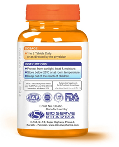 Comprimés à croquer de vitamine C 500 mg |   Complément antioxydant pour le soutien immunitaire et la santé de la peau |   Certifié Halal |   30 comprimés - Product Image 3