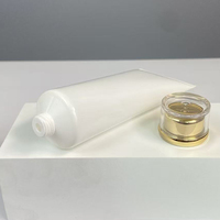 Tube souple en plastique blanc de haute qualité Hengjian en stock, 100 ml, pour cosmétiques, maquillage, lotion, soins personnels