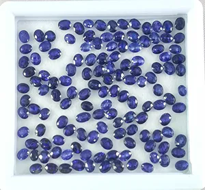 Natural Certified 3 × 4ミリメートルBlue Sapphire Oval Precious Gemstone Wholesale Factory Price HandカットCalibrated