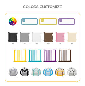 Protector de seguridad de cuna plegable de metal y hierro para niños pequeños, barandilla de cama de bebé, valla de parachoques, lado de esquina de cuna para niños - Product Image 4