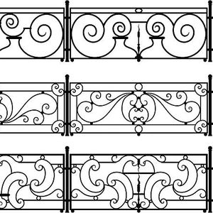 Rampes en fer forgé personnalisées | Conception forgée à la main | <span class=keywords><strong>Barrière</strong></span> de balcon | Antirouille - Product Image 2
