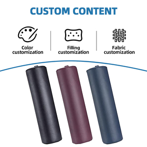 SUREWALHOME <span class=keywords><strong>Coussin</strong></span> de Soutien pour les Jambes, <span class=keywords><strong>Coussin</strong></span> <span class=keywords><strong>Demi</strong></span>-<span class=keywords><strong>Lune</strong></span> en Cuir PU avec Poignée, <span class=keywords><strong>Coussin</strong></span> Semi-Rond pour Soulager les Douleurs aux Jambes - Product Image 6