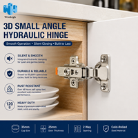 Charnières 3D à fermeture douce MS hydrauliques réglables arbitraires bidirectionnelles de nouveau Style pour porte d'armoire