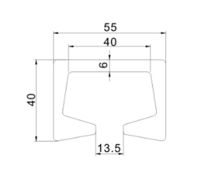 Accessoires pour camions frigorifiques : Rail de suspension en aluminium pour crochets à viande et crochets de boucher - Product Image 3