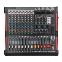 Console de mixage à grande échelle avec 8/12 canaux et deux 99 effets DSP, mélangeur KS Stage Performance à 4 porteuses