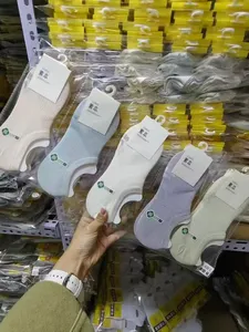 Chaussettes bateau <span class=keywords><strong>en</strong></span> coton et <span class=keywords><strong>lin</strong></span> ultra-fines respirantes de qualité supérieure pour le confort tout au long de la journée des femmes - Product Image 5