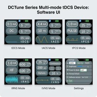 Appareil TDCS, kit de stimulation cérébrale transcrânienne à courant direct, 4,5 mA, impulsions DC AC, neuromodulation, masseur de relaxation pour la tête