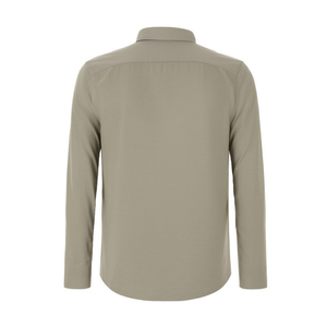 Chemise habillée en coton vert pour homme - Infroissable, style décontracté chic, taille S - Product Image 3