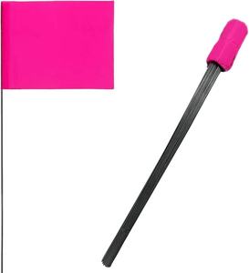 Piquets en fil d'acier avec drapeaux en vinyle renforcé - Product Image 5