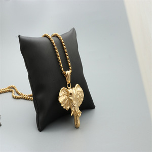 yunnique <b>Elephant</b> Head Pendant Necklace Tibetan Silver Unisex Fashionable <b>Gift</b> Jewelry - Product Image 3