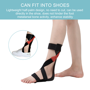 फुट ड्रॉप अप स्प्लिंट ब्रेस फुट ड्रॉप लचीला रबर एंकल नाइट स्प्लिंट बास्केटबॉल टेनिस वॉलीबॉल स्पोर्ट्स जिम - Product Image 2