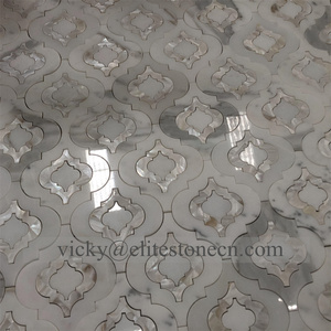 بلاط فسيفساء بيانكو أورو من الرخام الأبيض الطبيعي بتصميم عصري لتزيين الجدران - Product Image 5