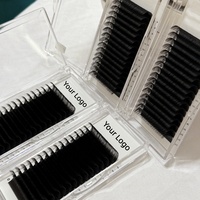 Extensions de cils professionnelles volumineuses, légères et confortables, style mat, faux cils